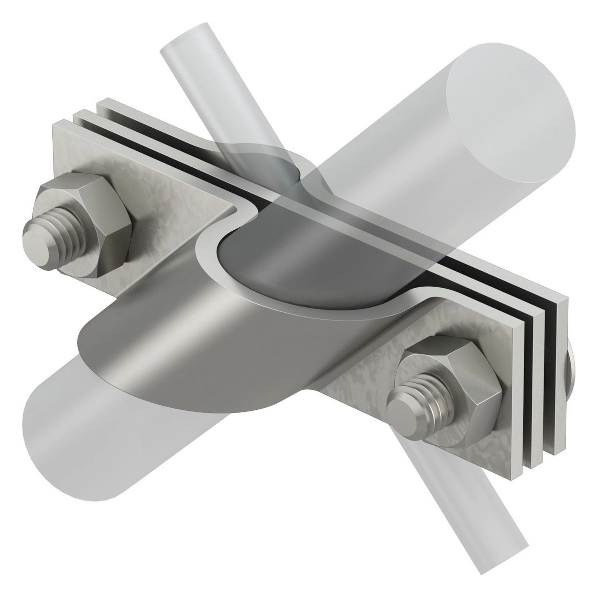 1St. OBO Bettermann 5001672 Anschlussschelle für Rund-und Flachleiter 25mm, V4A, 1.4404 2760 25 V4A