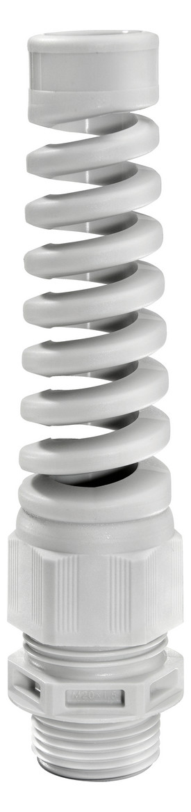 1St. Wiska 10060758 Kunststoffknickschutzverschraubung M16 RAL 7035 ESKVS 16