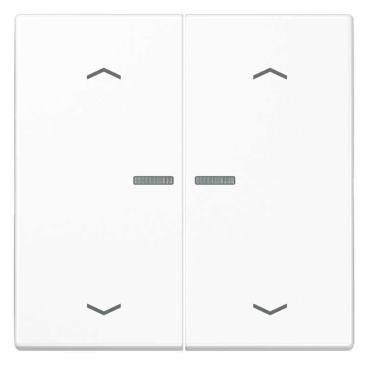 1St. Jung LS102KO5PWW Wippe für Serientaster KO, Pfeile Abdeckung/Bedienelement