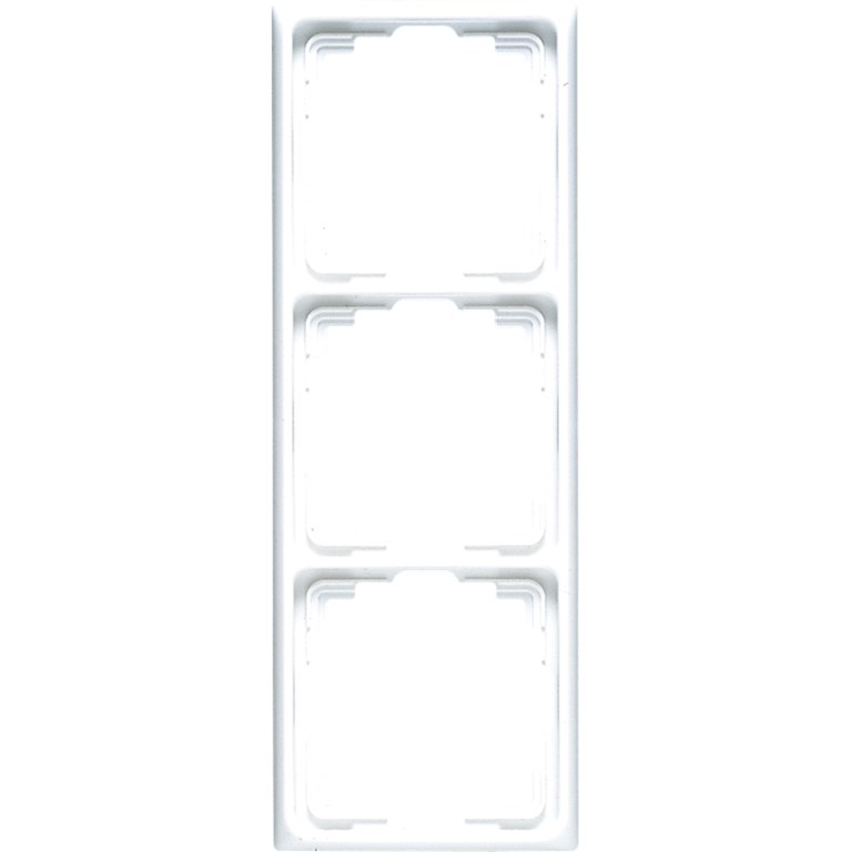 1St. Jung CD583KWW Kabel-Kanal-Rahmen 3fach Alpinweiß CD 583 K WW