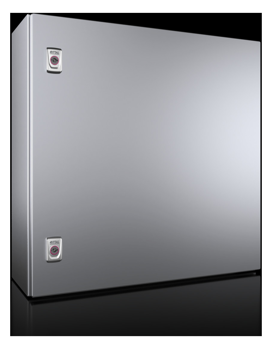 1St. Rittal AX 1010.000 Kompakt-Schaltschrank AX, Edelstahl 1.43 AX1010000   BHT 600x600x210 mm