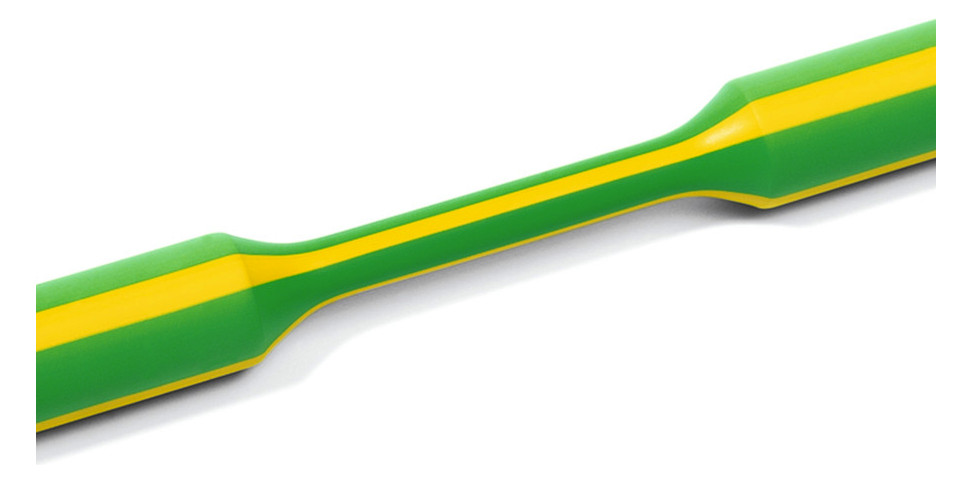 1St. Hellermann Tyton TREDUX-24/8-PO-X-GNY Warmschrumpfschlauch 3:1 Tredux 24,0/8,0