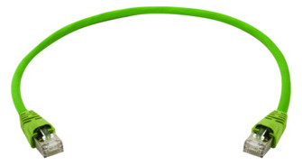 1St. Telegärtner L00001A0139 Telegärtner Patchkabel S/FTP Cat.6A(IEC), 4x2xAWG27/7, PUR, IP20-IP20, 2m