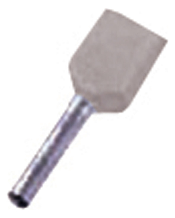 100St. Intercable ICIAE412Z Isolierte Zwillingsaderendhülse 2 x 4qmm