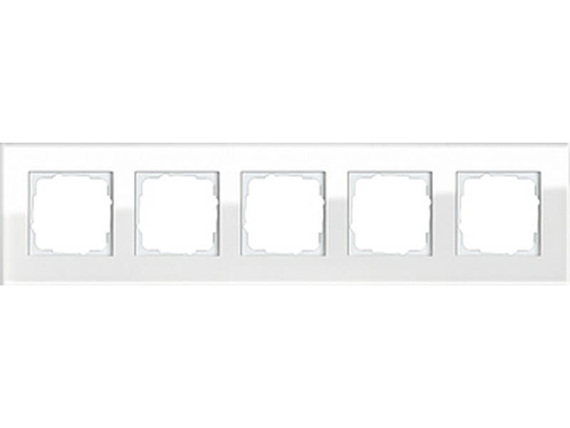 1St. Gira 021512 Rahmen 5fach Esprit Glas Weiß 1St. Gira 021512 Rahmen 5fach Esprit Glas Weiß...
