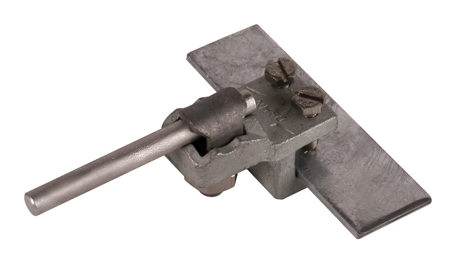 1St. Dehn 370014 Anschlussklemme TG/tZn Klemmbereich Fl 1-12mm m. KS-Schraube f. Rd 7-10mm AK 7.10 KSV KBF1 12 TGTZN