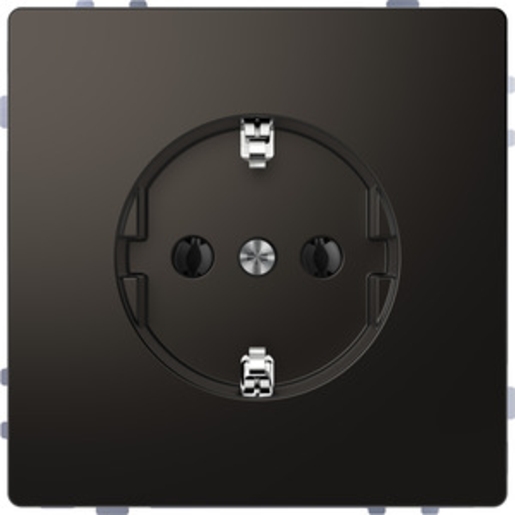 1St. Merten MEG2301-6034 Steckdose, Steckklemmen, Anthrazit, System Design