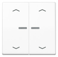 1St. Jung BT AS 17102 P WW Jung HOME Taster 2fach, mit Pfeilsymbole