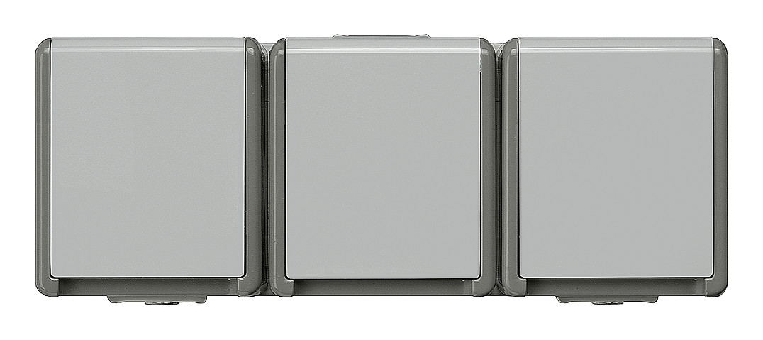 1St. Siemens 5UB4731 DELTA fläche IP44 AP Steckdose 3-