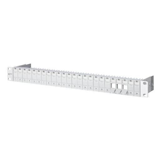 1St. BTR 130920-00KE 19 Modultr. K 1HE Alu/lichtg 24 Port...