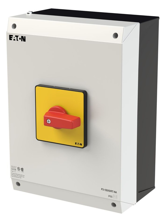 1St. Eaton P3-100/I5-RT-NA EIN-AUS- 255905 Schalter 100A Aufbau 3p NOT-AUS UL/CSA