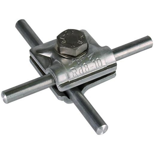 1St. Dehn 390551 Mv-Klemme AL mit Federring Al f. Rd 8-10mm 1St. Dehn 390551 Mv-Klemme AL mit Federring Al f. Rd 8-10mm