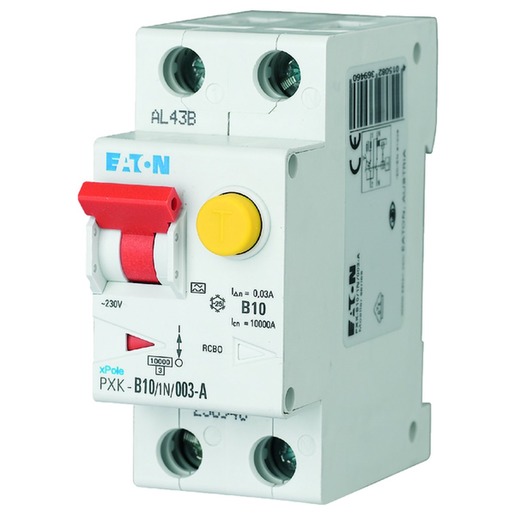 1St. Eaton 236946 PXK-B10/1N/003-A FI/LS, 10A, 30mA, LS-Kennline-B, 1p+N, FI-Char: A