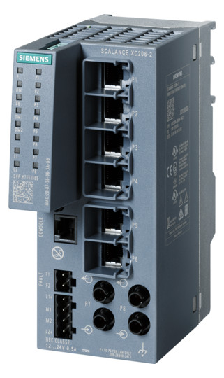 1St. Siemens 6GK5206-2BB00-2AC2 SCALANCE XC206-2, managed Layer 2 switch