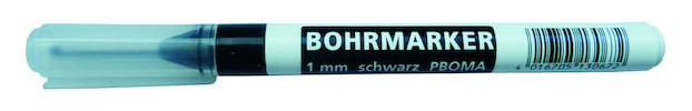 1St. Protec.Class PBOMA Bohrmarker 1mm, lange Spitze 25mm PROTEC