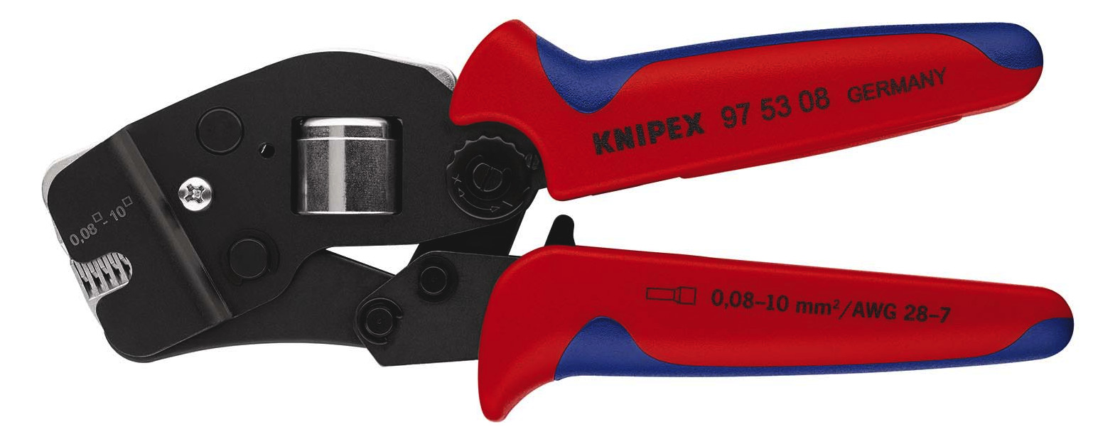 1St. Knipex Aderendhülsenzange 190mm 975308 0,08-10qmm Front selbsteinstellend