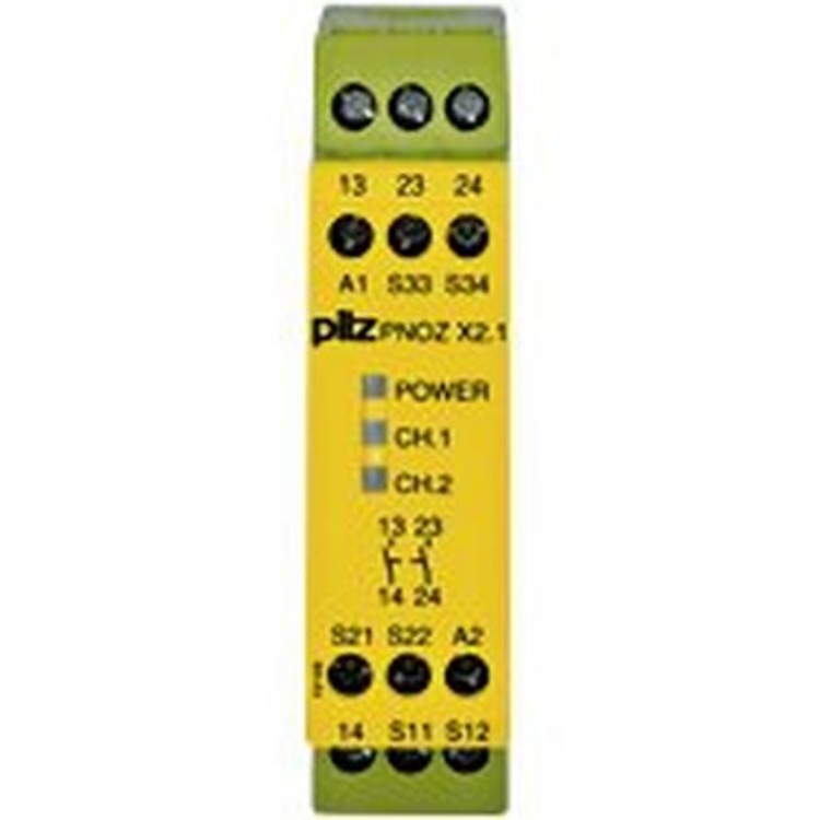 1St. Pilz 774306 PNOZ X2.1 24VAC/DC 2n/o