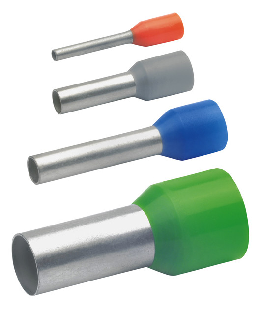 100St. Klauke 174GRH Aderendhülsen isoliert DIN 46228 Teil 4, 4 mm², 19, 5 mm Länge