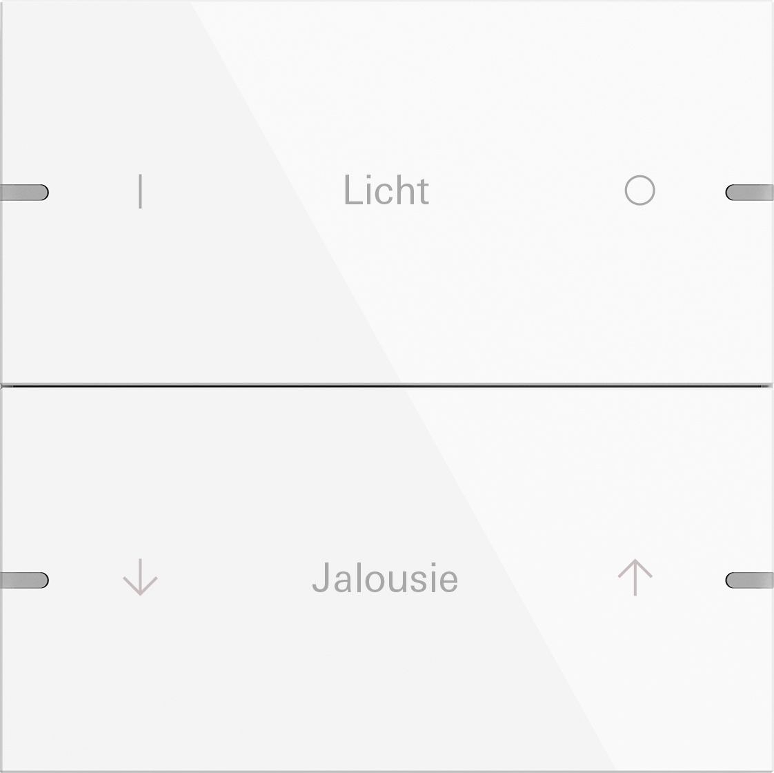 1St. Gira 5032903 Wippenset 2f indiv. Tastsens.4 TS4 Reinweiß(lack.)
