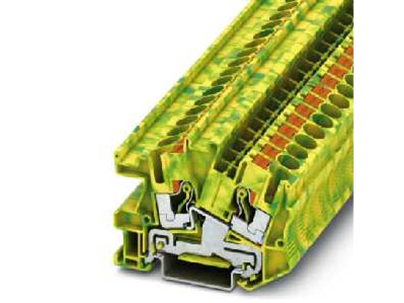 50St. Phoenix PTI 6-PE Installationsschutzleiterklemme Push-in-Anschluss Querschnitt: 0,5 mm² - 10 mm² AWG: 20 -