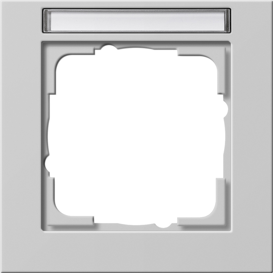 1St. Gira 109137 Abdeckrahmen 1f BSF Gira E2 Grau m