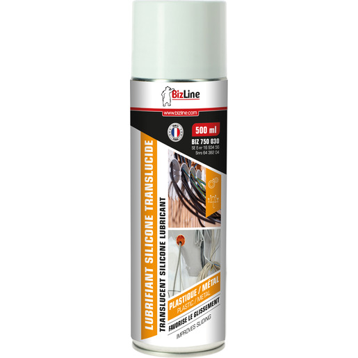 0,5L Bizline BIZ 750030 Transparenter Silikonschmierstoff 500 ml 0