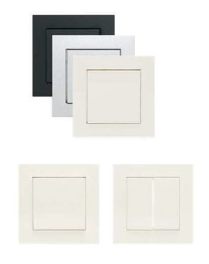 1St. Lingg&Janke 87875-RW FL-2-RW FL-2-RW Tastsensor Wippe 2-fach o.Sym. reinweiß