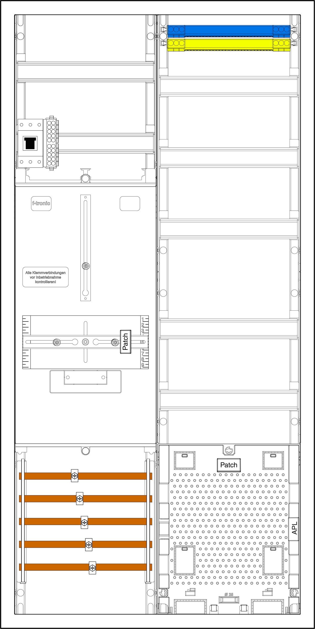 1St. F-Tronic 3HZ721APZHP 3HZ721APZHP, 1 ZP, 1 VAPZ inkl. APL, 2 HSP, 2 PPV, 1 PL100 7190153