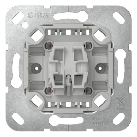 1St. Gira 383700 Tastschalter Kreuz o.Kr. Einsatz