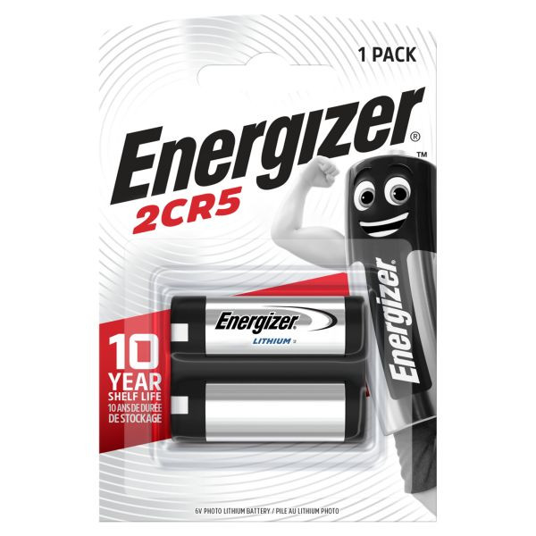1St. ENERGIZE 2CR5 (1 Stk.) 2CR5 Lithium Photo 6Volt 1er Blister