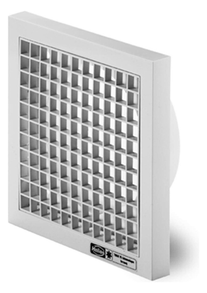 1St. Helios 796 G 100 Rohreinschubventilator Zubehör Lüftungsgitter, 100 mm, weiß