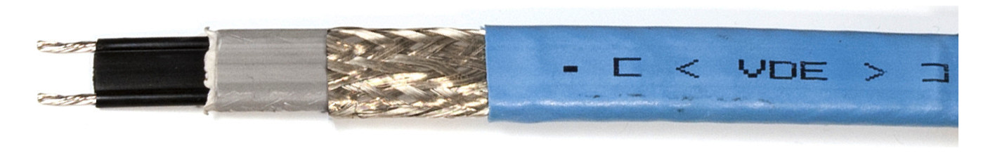 1m DEVI 98301071 Rohrbegleitheizband 10W/m LSZH 1m Devi DEVIpipeguard 10 LZS Halogenfreies selbstlimitierendem Heizbar