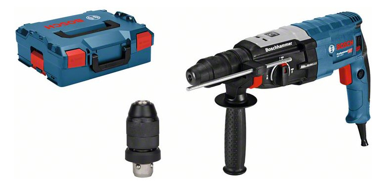 1St. Bosch 0611267601 Bohrhammer mit SDS plus GBH 2-28 F, L-BOXX