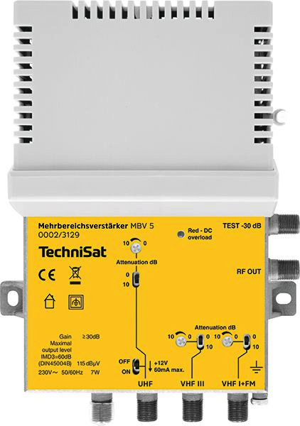 1St. Technisat MBV5 Mehrbereichsverstaerker MBV 5