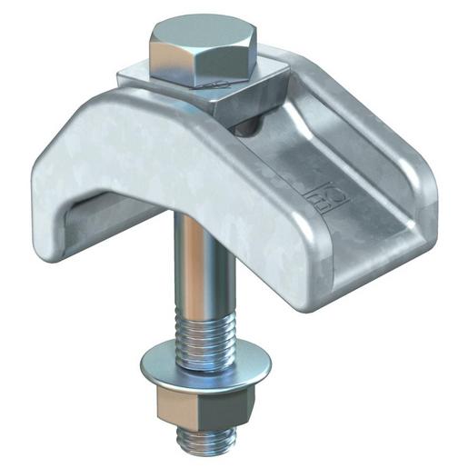 1St. OBO Bettermann TKS-S-30 ZL Spannklaue, schwer mit Kombimutter M12x75