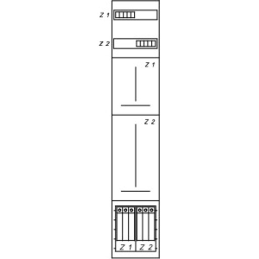 1St. Eaton 230814, ZSD-Z19A1073 Zählerfeld, 1-feldrig, vorbereitet 1St. Eaton 230814, ZSD-Z19A1073 Zählerfeld, 1-feldrig, vorbereitet