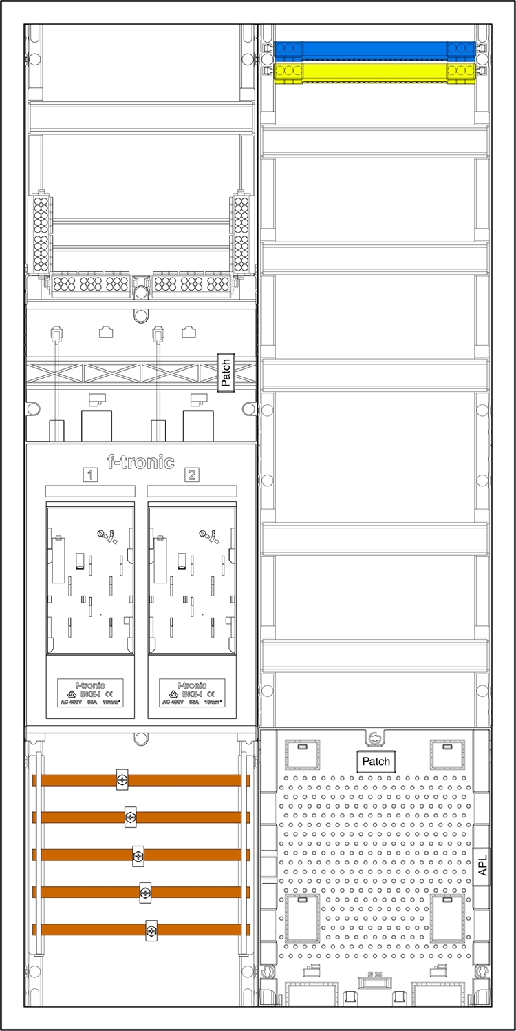 1St. F-Tronic EHZ722APZ EHZ722APZ, 2 ZP, 2 DS, 1 VAPZ inkl. APL,2 PPV,1 PL150 7195252