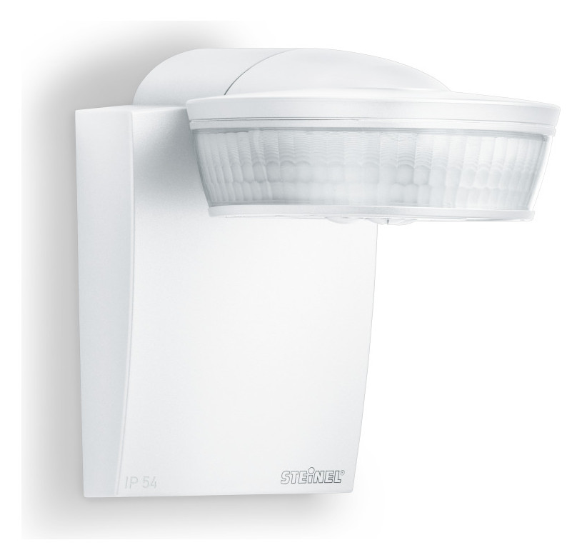 1St. Steinel 029562 Bewegungsmelder Passiv Infrarot, Aufputz, IP54, 300 Reichweite max: r = 20 m (1047 m²) sensIQ weiß