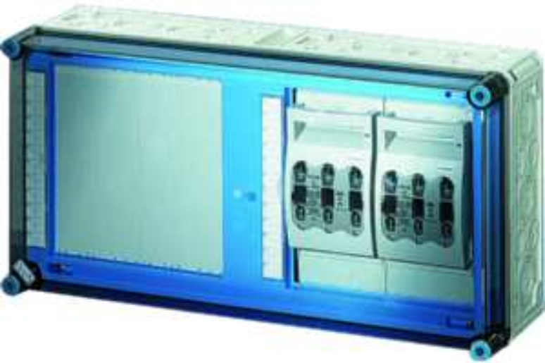 1St. Hensel Mi 6426 Mi-NH-Sicherungslasttrennschaltergehäuse 2x3x NH00,a. Sammelschiene, 250A,5p. 2000658 Mi6426