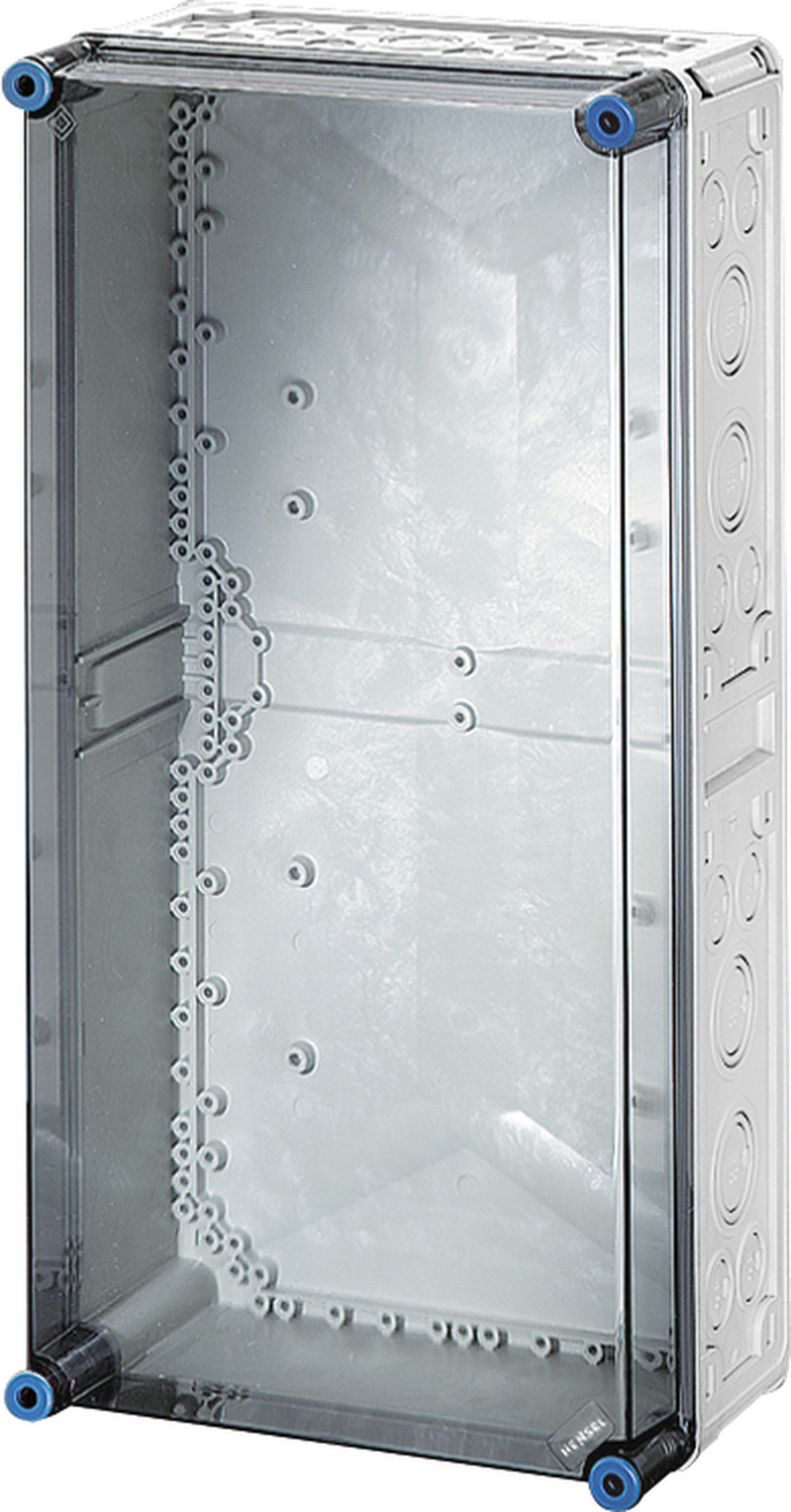 1St. Hensel Mi 0400 Mi-Leergehäuse, Einbaumaße 275x575x146mm, transparenter Deckel 2000005 Mi0400