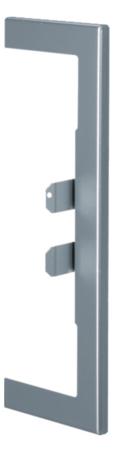 1St. Hager BR65210DWVERZ Wand-Blende Stahl BR 68x210 OT2x80 vz