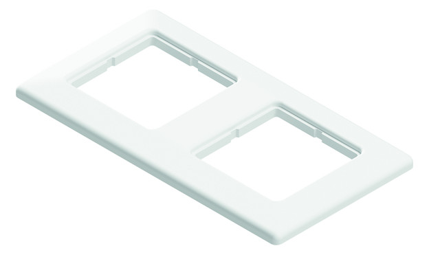 1St. Protec.Net PNABRRW2 Abdeckrahmen 80x80, 2-fach 9016