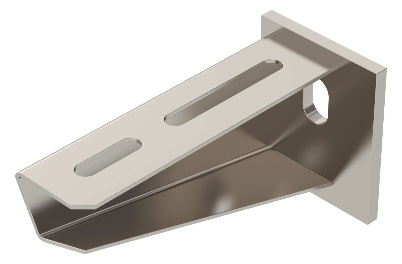 1St. OBO Bettermann AW 30 11 A2 Wand- und Stielausleger mit angeschweißter Kopfplatte B110mm Edelstahl