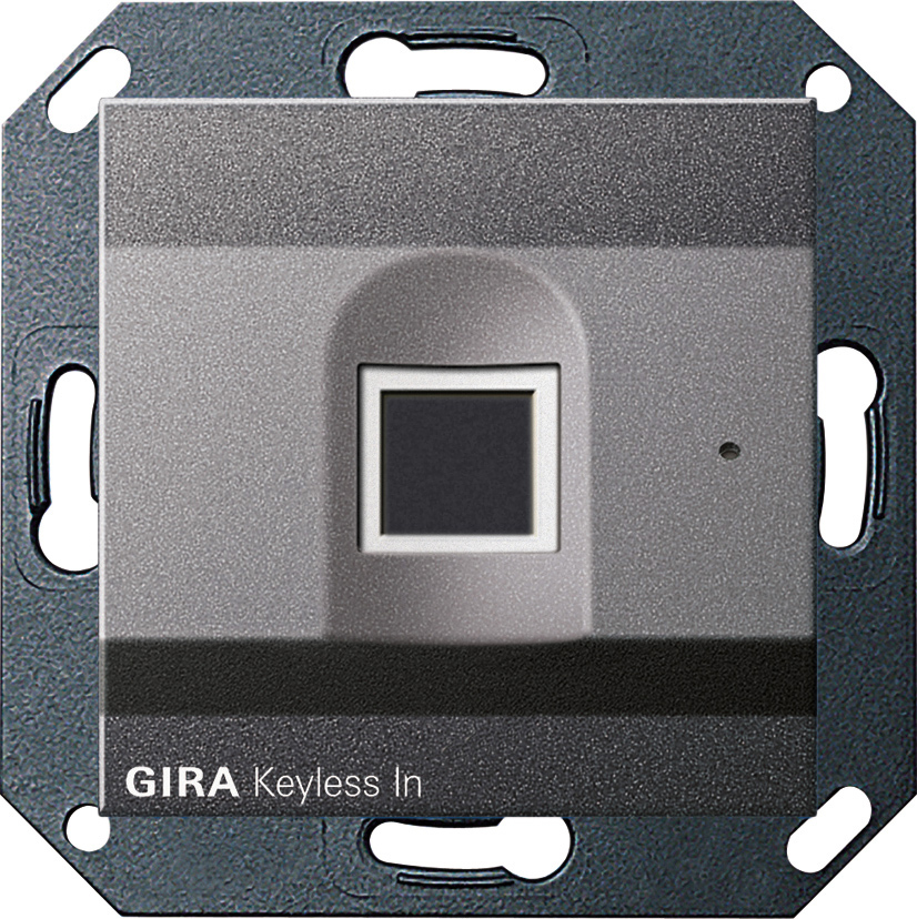1St. Gira 261728 Gira Keyless In Fingerprint-Leseeinheit System 55 Anthrazit