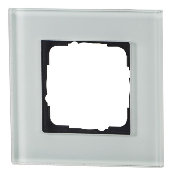 1St. Halmburger 3546 GB-551 (mi) Design Glasrahmen 1-fach mint Einsätze 55x55 mm Echtglas