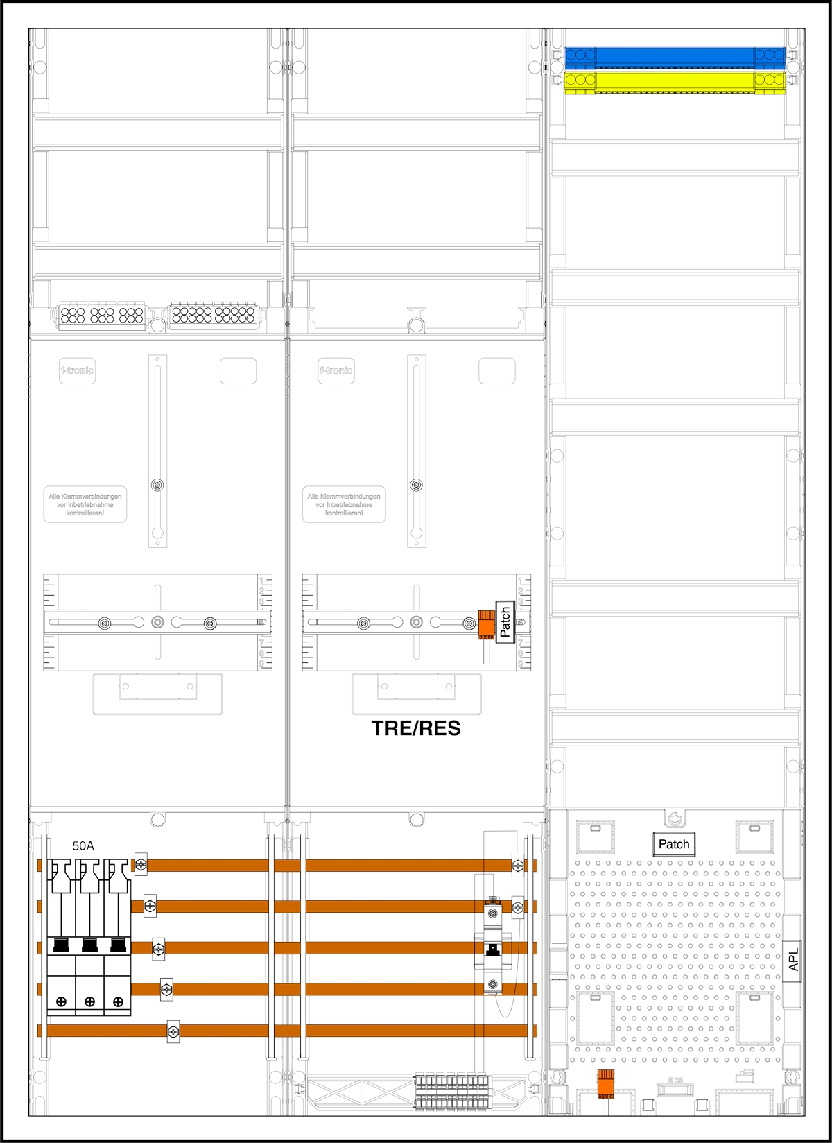 1St. F-Tronic 3HZ731TAPZ50B6 3HZ731TAPZ50B6, 1 ZP, 1 TRE, 1 VAPZ inkl. APL, SLS 50A, SPVGB6, 2 PPV, 1 PL150 7190383
