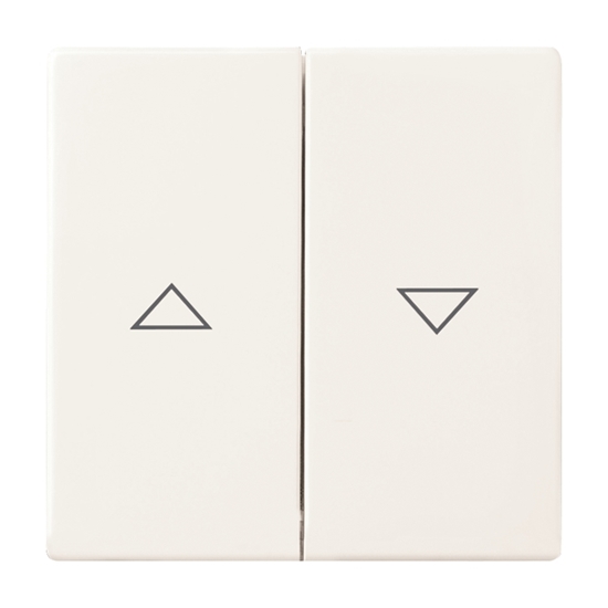 1St. Busch-Jaeger 1785 JA-84 Wippe, mit Aufdruck carat studioweiß