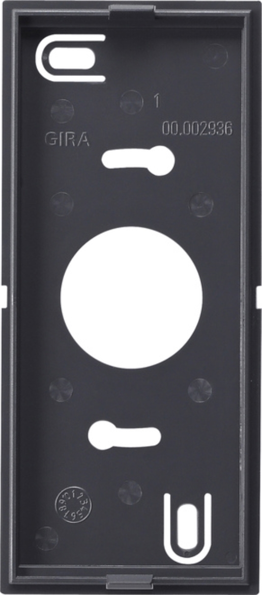 1St. Gira 850528 Montagepl. Wohnungsstation AP + Gong System 55 Anthrazit