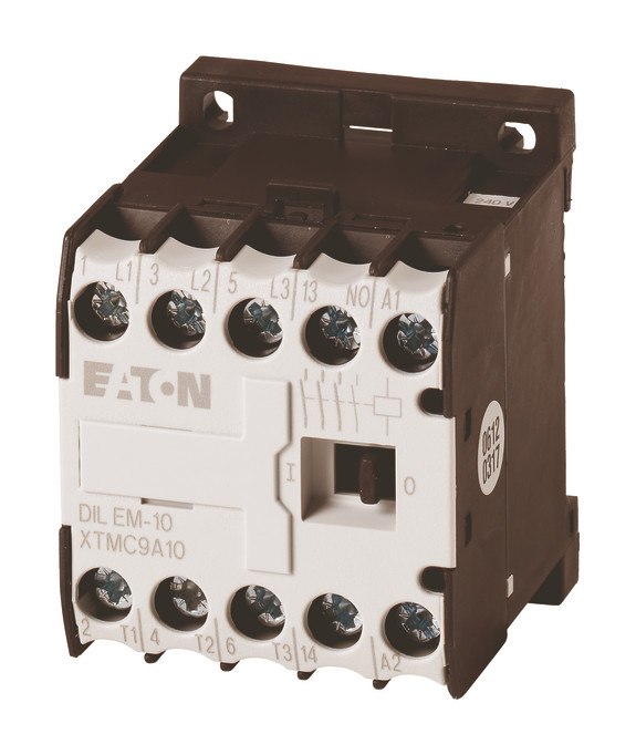 1St. Eaton 010005 DILEM-10 24V50Hz DILEM-10(24V50HZ) Leistungsschütz 3p+1S 4kW 400V AC3