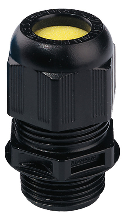 1St. Wiska 10103366 EX Kunststoffkabelverschraubung M25 RAL 9005 ESKE/1-e 25